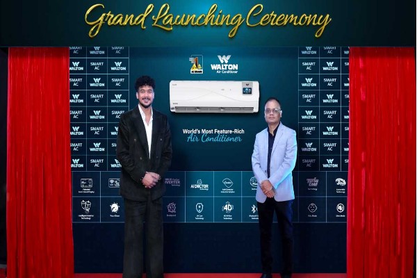 বিশ্বের সর্বোচ্চ ফিচারের ওয়ালটনের নতুন মডেলের এসি উদ্বোধন করলেন তাসকিন
