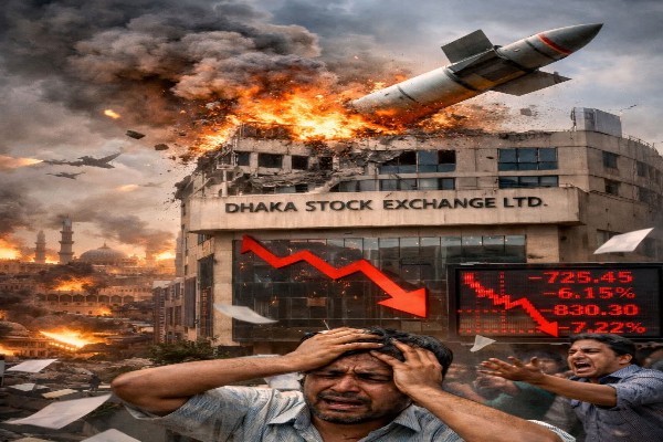 মধ্যপ্রাচ্যে যুদ্ধ বাড়ার শঙ্কায় শেয়ারবাজারে পতন