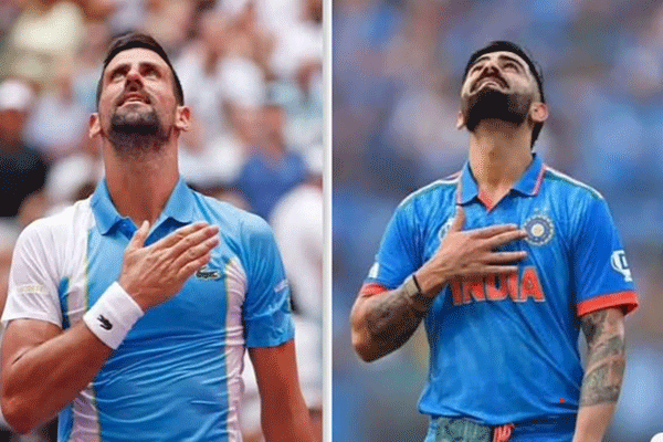 কোহলি-জোকোভিচের ‘ডিজিটাল’ বন্ধুত্ব