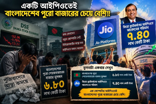 বাংলাদেশের পুরো বাজারের চেয়ে বড় জিয়োর আইপিওতে আবেদন