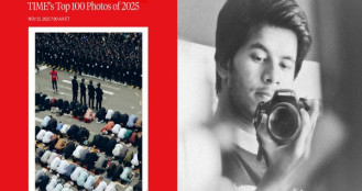 টাইম ম্যাগাজিনে হামজার তোলা নামাজের ছবি