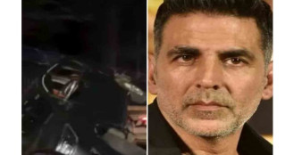 দুর্ঘটনার মুখে অক্ষয়-টুইঙ্কলের গাড়ি বহর