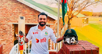 বিদেশের মাটিতে ট্রিপল সেঞ্চুরি, ইতিহাস গড়লেন তাওহিদ হৃদয়